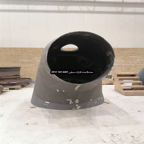 سندبلاست با ساینده اکسید آلومینیوم قطعه توربین مپنا توگا